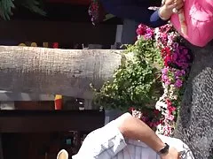 투명 한 블라우스에 핫 milf