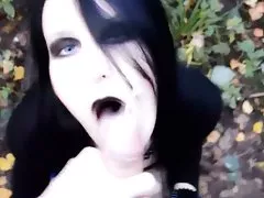 고트 소녀 얼굴