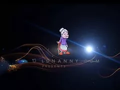 어린 소녀와 오래 된 할머니 함께 자 위