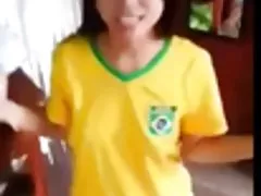 아마추어 아시아의 케이크 스트립