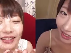 귀여운 얼굴로 분할 화면