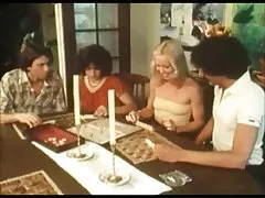 빈티지 Scrabble 면 포썸 펀