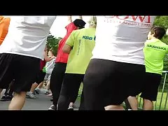 조깅 십 대는 최고의 엉덩이 pt 2