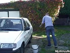 아들 법 crams 그녀의 올드 못 입고