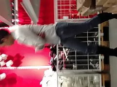 당나귀밀 Jean 바지 cameltoe