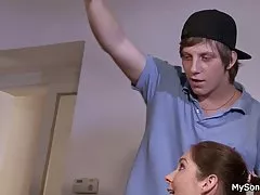 granpa 금기에 속여 그의 아들의 gf