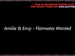 여자 서쪽-털이 많은 레즈비언 빨 아 및 서로 손가락