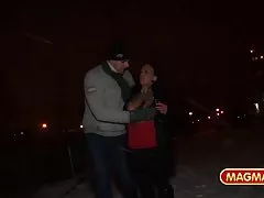 베를린에서 공공 장소에서 빌어 먹을 마그마 영화 삼 인조