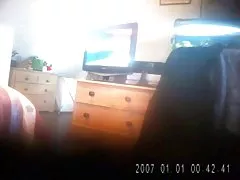 아내 Masturbates 에 숨겨진 카메라