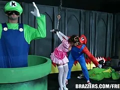 brazzers-마리오와 루이지 패러디 더블 물건