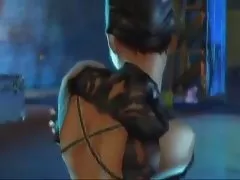 섹시 한 캣 우먼 애니메이션