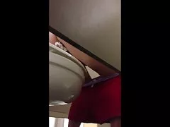 면도 아시아 음부 및 자주색 Thong