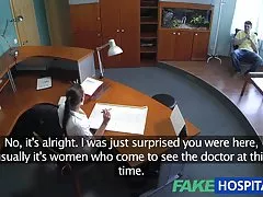 fakehospital 섹시 한 간호사 하드 사무실 섹스 환자 치유