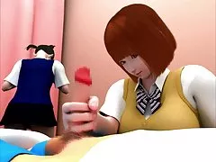 삼 인조 2 일본 십 대 여 학생으로 3d