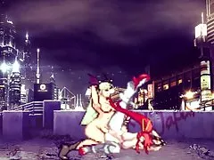 mugen 헨타이 morrigan vs 요코