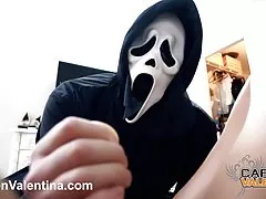 정액 걸 레에 대 한 치료 할로윈 카르멘 발 렌!