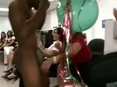 섹시 office 아가씨들이 빨 및 반 off 블랙 dick