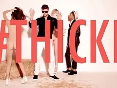 흐리게 라인-에밀리 ratajkowski와 함께 등급이 지정 되지 않은 뮤직 비디오