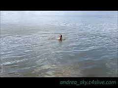 스키 니 공원-안드레아 하늘을 찍기