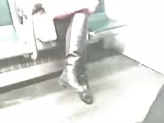 아시아 무릎 높은 플랫츠 부츠