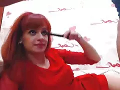 웹캠으로 입으로