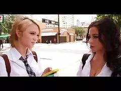 금발의 라티나 틴-ffm Threesome