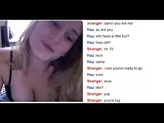 omegle에 19yo 금발 가슴