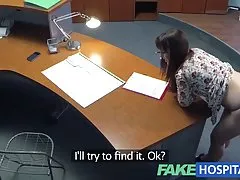 fakehospital 의사 고기 주입 용이 매력적인 여성 환자 혈 중 알코올 농도가