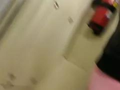 여자 재킷에 공공 사정