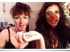 섹시 dsds kandidatin tanja tischewitsch schminkt sich