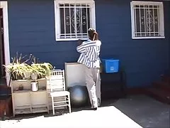 Peeping 행운을 가진 아랍 sex 베