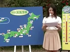 일기 예보 리더 공원에 좆 도착