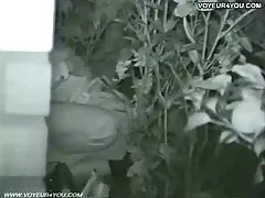 성별에 대한 벤치 파크에서 밤