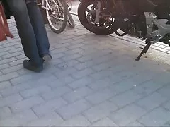 섹시 한 스커트 (upskirt)와 십 대 소녀