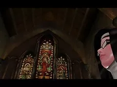 후타나리 수녀는 신부 (큰 가슴)를 빌어 먹을