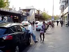 거리 매춘부 지역 베를린에 도보