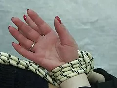 사샤 바인딩된 여자