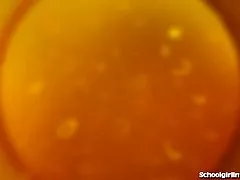 섹시 한 치 어 리더가 가져옵니다 하나의 큰 질 내 사정을