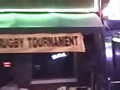 태국 청소년에게 러시아 하이틴 후 긴 스트리트 연습