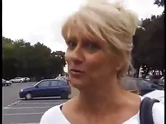 Horny 금발의 프랑스어 성숙한-항문 및 cumshot