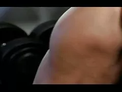 Female bodybuilder 벗의 발전 체육관