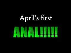 4 월 꽃 핫 항문 처음