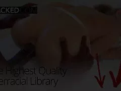 먼저 서쪽 작은 소녀 스카이 기 interracial