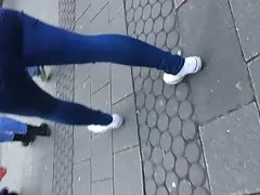 양파 엉덩이 프 베이 schlampe 청바지