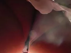 upskirt 금발의 뜨거운 엉덩이