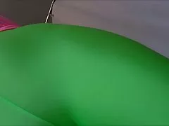 스 판 덱 스 천사-녹색 스 판 덱 스에 살인자