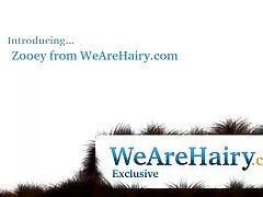 새로운 전기 친구 zooey의 털이 음부