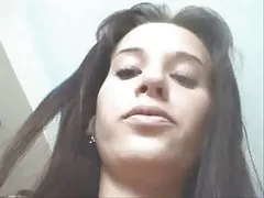 뜨거운 갈색 머리 처음 캐스팅