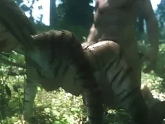 tigergirl 및 그녀의 먹이