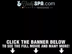 trickyspa 안마사 클라이언트에서 더러운 섹스 호의 가져옵니다.